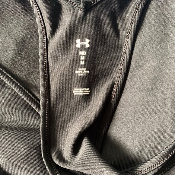 Under Armour Womens Performance Racerback Tank Top UA Sport Shirt- M- Black- NWT - Picture 9 of 11